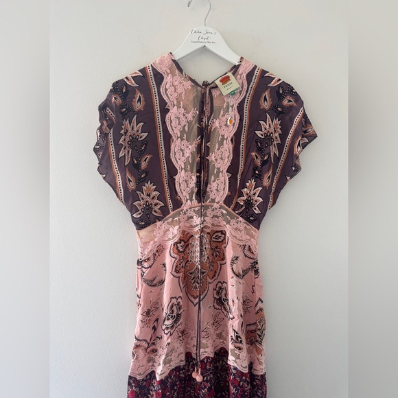 FARM RIO Glam Tapestry Lace Slip Dress XS - Picture 8 of 9